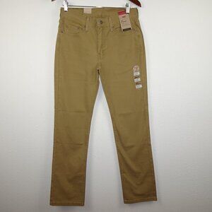 Levi's 514 Straight Leg Jeans Men's Size 30x32 Brown Stretch Twill
